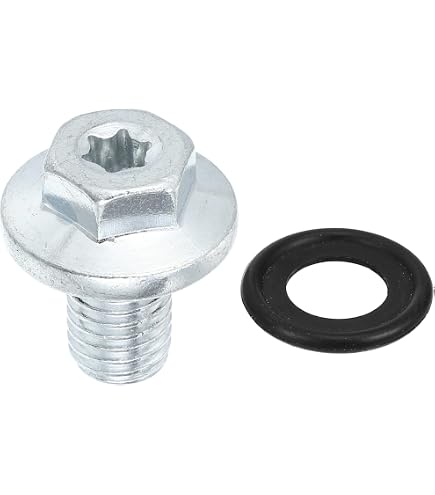thumbnail image 2 of 4-Pack Steel Oil Drain Plugs M18x1.5 With Seal Rings For Volvo XC60 XC90 & Ford Focus 2 of 10
