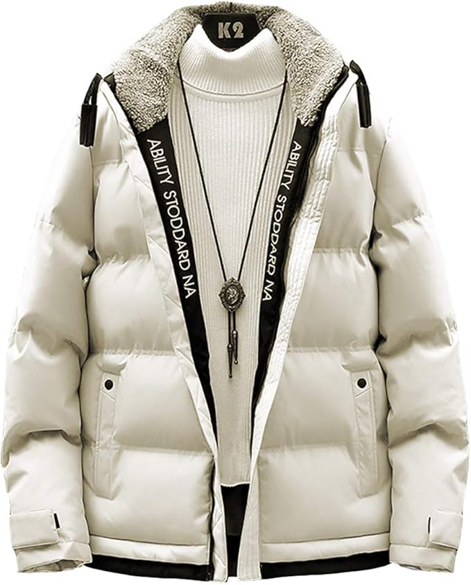 Amazon 冬服 メンズ 防寒 コート 中綿 ジャケット フード付き 厚手 シンプルデザイン 防風 防寒 暖かい アウター 卡其 Xl コート ジャケット 通販