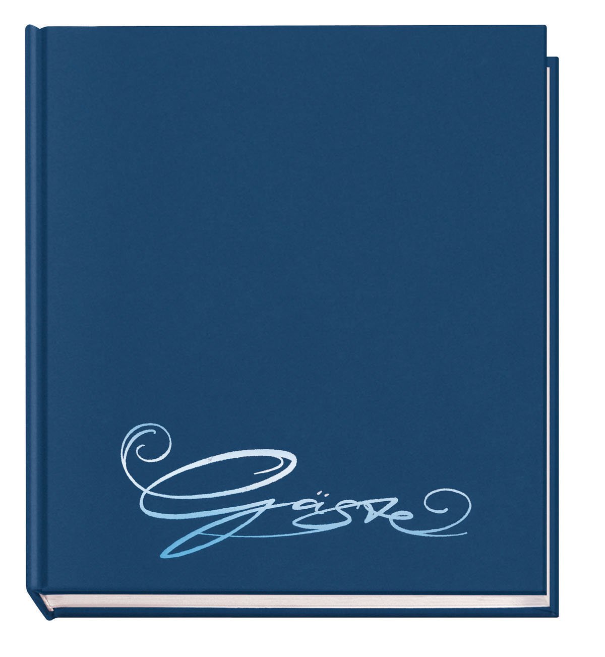 Veloflex 5420050 Classic Guest Book with Embossing, 144 Pages Dark Blue