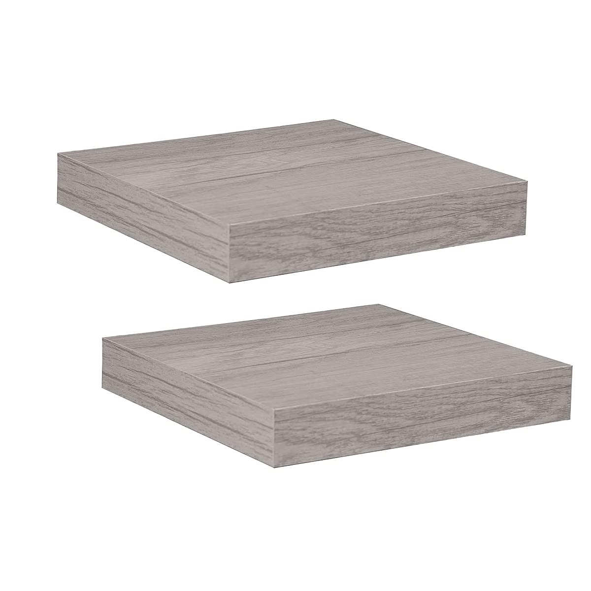 Home Basics Floating Wall Shelf Washed Grey