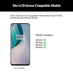 LOZOP Nord N10 5G LCD Screen Replacement Kit with