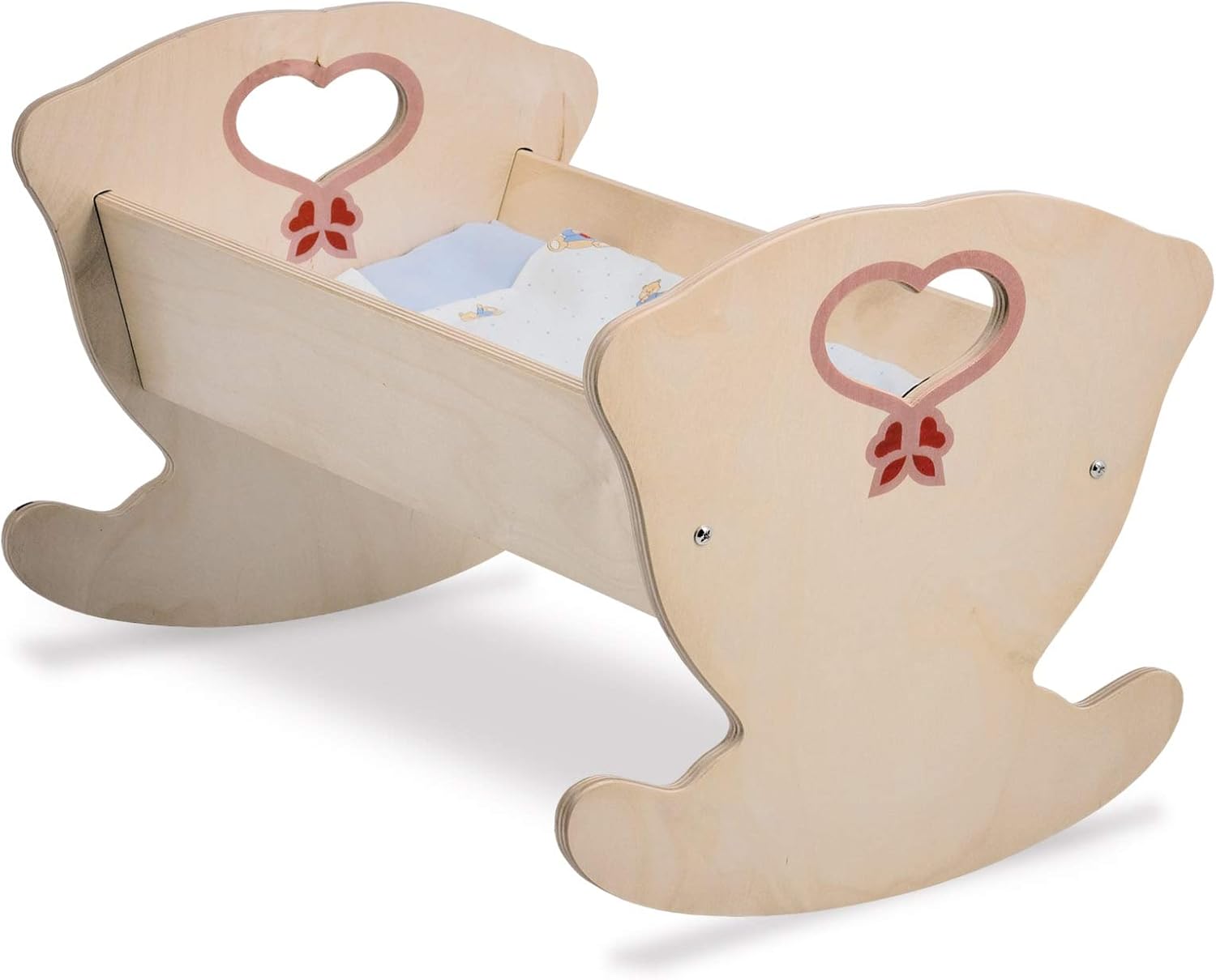 Bambola Culla In Legno Scala 1/12 Casa Delle Bambole Modello Casa Delle - Foto 5