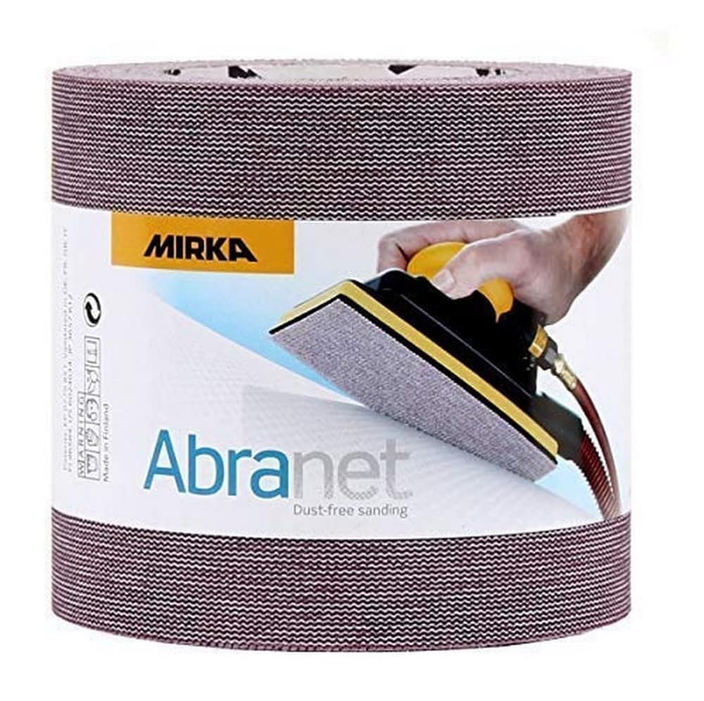 Mirka Abranet net abrasive roll 115 mm x 10 m with Hook & loop/Grit P600 / 1 roll/for sanding wood, filler, varnish, plastic / AE555F0180