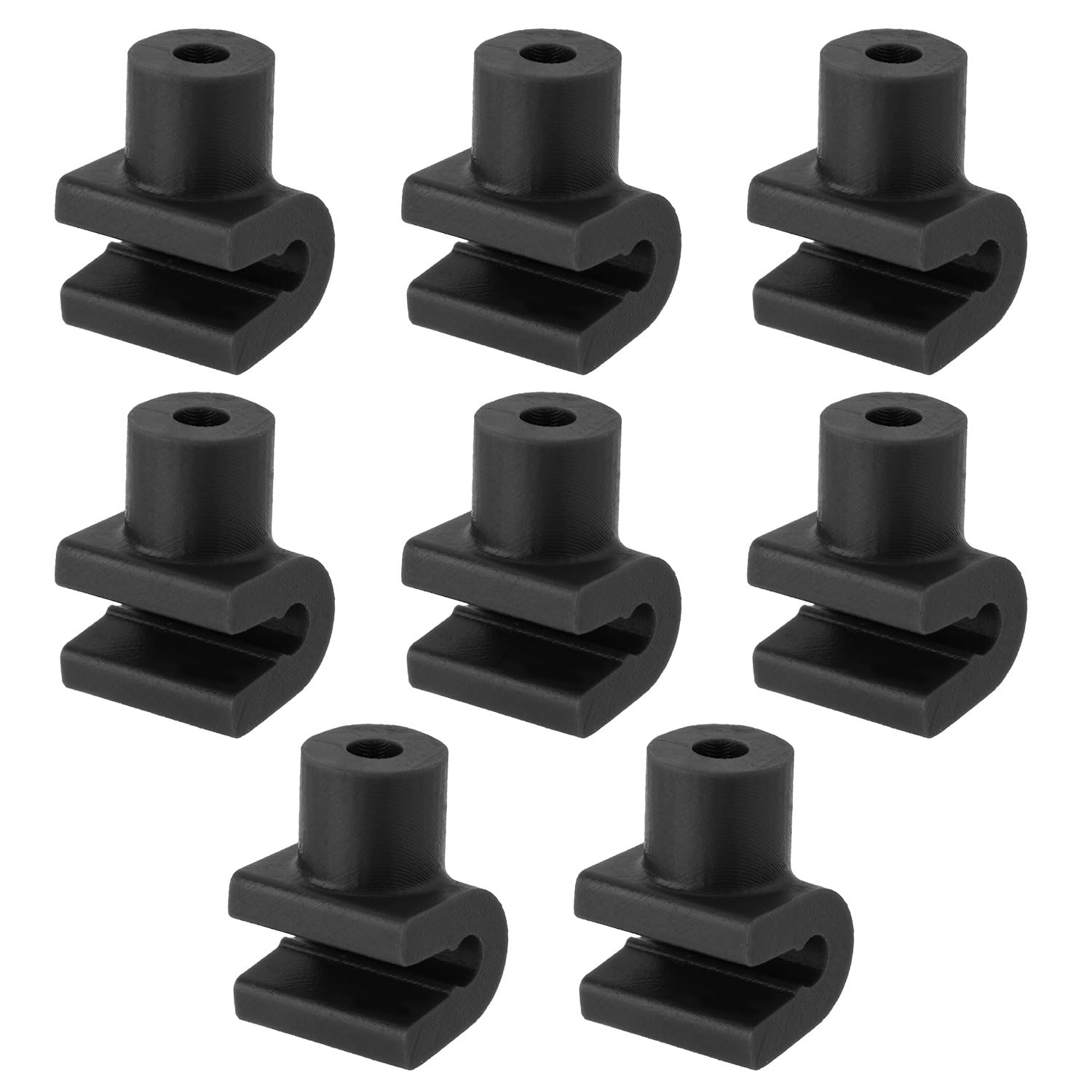 Photo 1 of 8pcs Snap Handle Connector for Rev-A-Shelf Trash Cans, Black Trash Can Lock Replacement Trash Can Snap Connector Compatible with Rev-A-Shelf Trash Can & Kitchen Cabinet Organizer for Pots