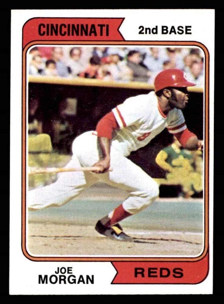 Amazon Com 1974 Topps 85 Joe Morgan Cincinnati Reds Baseball Card Ex Mt Reds Collectibles Fine Art