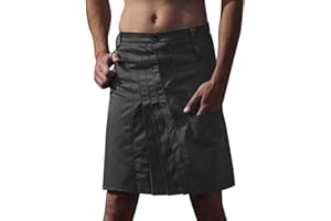 BRENINEY Timber Creek by Men's Pants Mens Fashion Casual Scottish Style Retro Solid Pocket Pleated Skirt