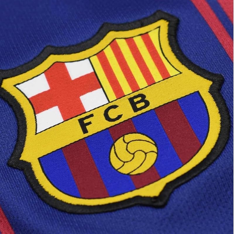 FC Barcelona Camiseta Blaugrana Primera Equipación Adulto Temporada 25/26, Réplica Oficial Lamine Yamal, Unisex, Talla M, Cuello Redondo, Poliéster