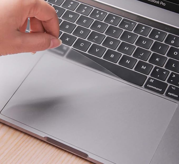 Protections Anti-rayures Transparentes Pour Trackpad MacBook Pro 13" Touch Bar (A1706/A1708) - Lot De 2