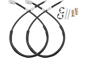 Drive-up Club Car DS Brake Cable Kit Stainless Steel Core 2000-Up 102022101 Driver & Passenger Side Cables