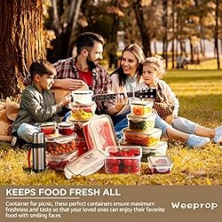 32 PCS Food Storage Containers with Airtight
