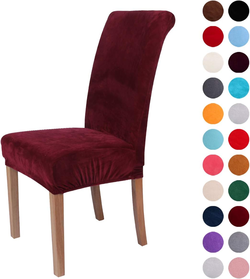 Best dining room chair covers set red