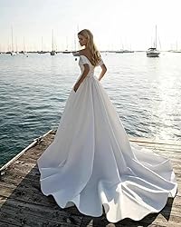 Off Shoulder Satin Prom Dresses Ball Gown Plus Size