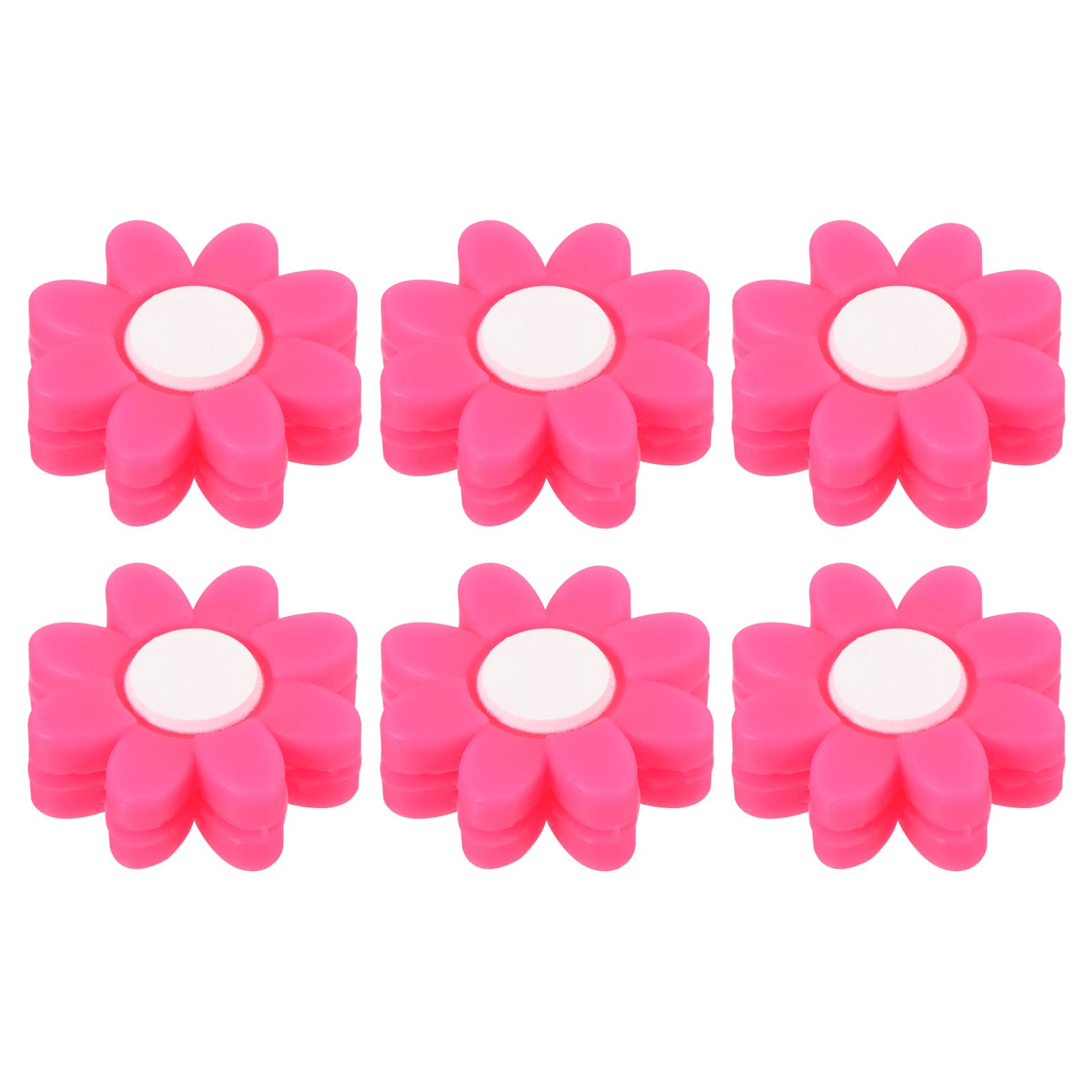 PATIKIL Tennis Racket Vibration Dampener, 6 Pack Soft Silicone Racquet Shock Absorber String Damping, Pink