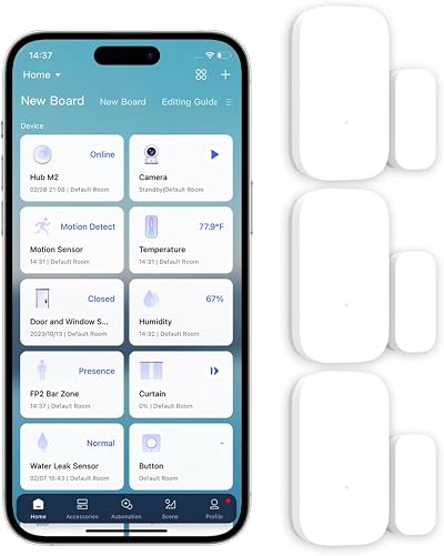 Aqara Door and Window Sensor Kit 3pc Zigbee Hub Required HomeKit Alexa