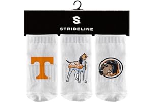Strideline NCAA Infant Baby Socks-3 Pack-White
