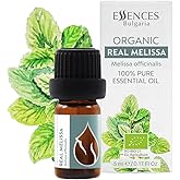 Essences Bulgaria Organic Real Melissa Essential Oil 1/6 Fl Oz | 5ml | Melissa Officinalis | 100% Pure and Natural | Undiluted | Therapeutic Grade | Family Owned Farm | Steam-Distilled | Non-GMO