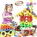 Building Block Toys, Snowflakes Diameter Bigger Interlocking Plastic Disc Set, A Creative and Educational Construction Toy - Best Toy for Boys and Girls 1.7 Inches (4.3 Centimeter)