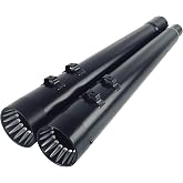 SHARKROAD Black 4.4'' Slip-On Mufflers for Harley 2017-up Touring Road King, Steet Glide, Road Glide, Electra Glide, 18BB