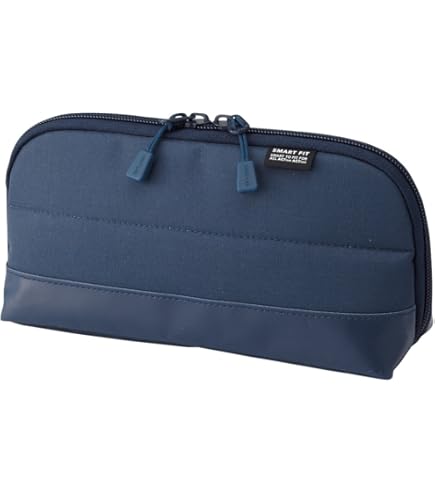 Lihit Lab.Smart Fit - Estuche Compacto Para Lápices Y Bolígrafos, Color Verde Amarillo