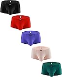 IKINGSKY Men's Four Way Stretch Bulge Boxer Briefs