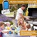 Cooking Thermometer ,SGODDE Wireless Digital Stainless Barbecue Thermometer with Timer/Alarm & Smart Meat Probe for BBQ, Oven, Grill, and Smoker Silver