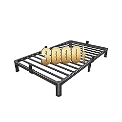 MAF 4 Inch Twin Metal Platform Bed Frame with Round