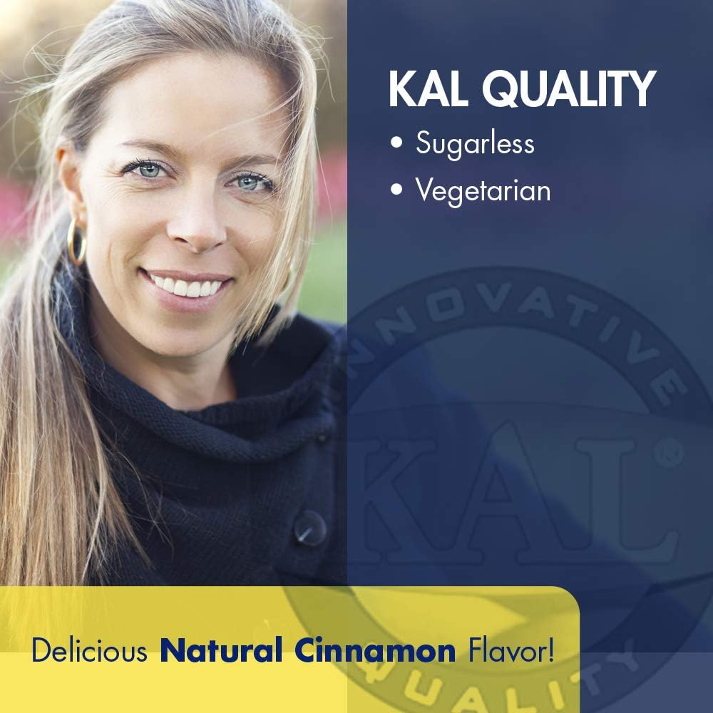 KAL D-3 2000 IU Sugarless Chewable Cinnamon, 200 Count: Health & Personal Care