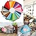 KINGSO Assorted Color Felt Fabric Sheets Patchwork Sewing DIY Craft 30x30cm Brown Series