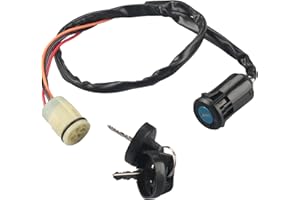 Gashwer Waterproof Ignition Switch Key Compatible with Honda ATV TRX350 TRX420 TRX450 Rancher 350 400 420 Foreman 450 500 TRX500 TRX350FM 4x4 2000-2006