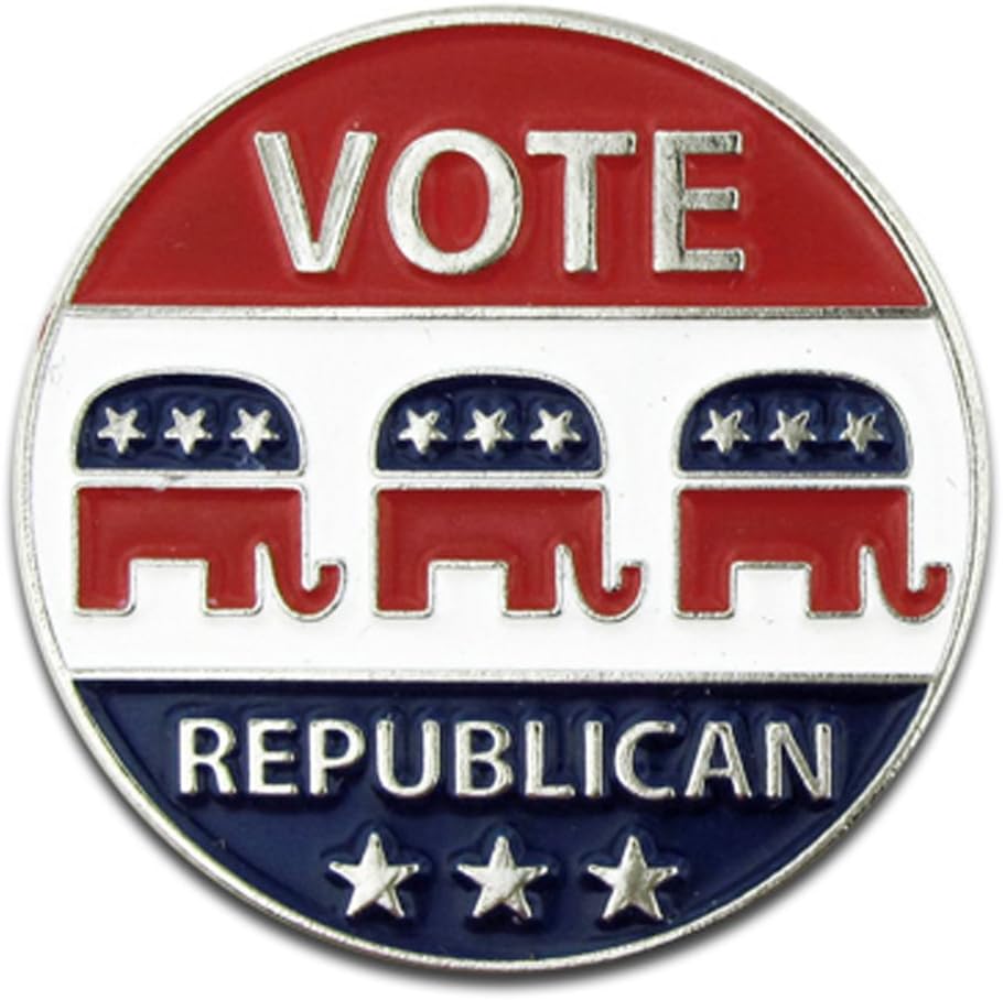 PinMart Republican Patriotic Political Lapel Pin