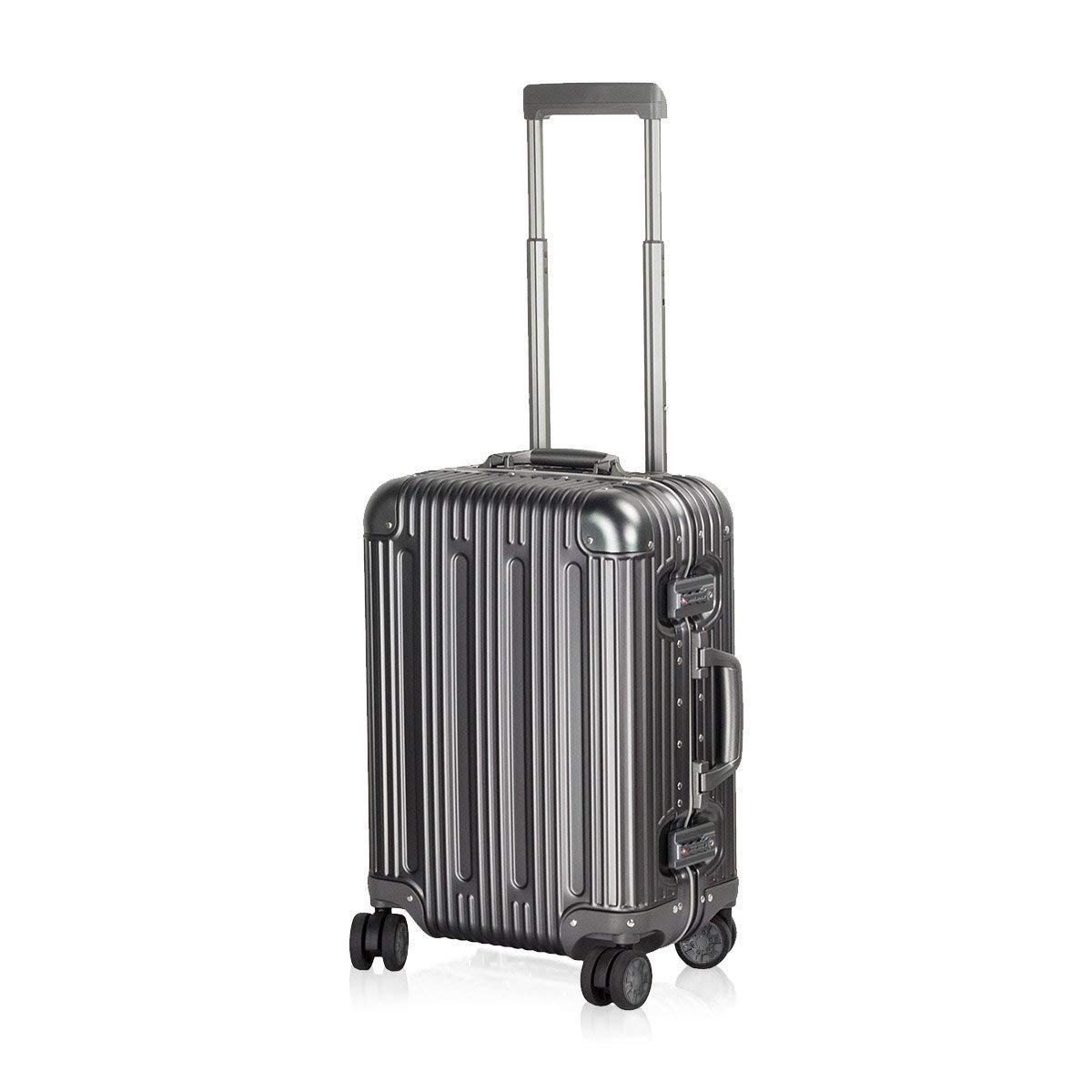TRAVELKING All Aluminum Carry On Luggage With TSA Locks Fashion