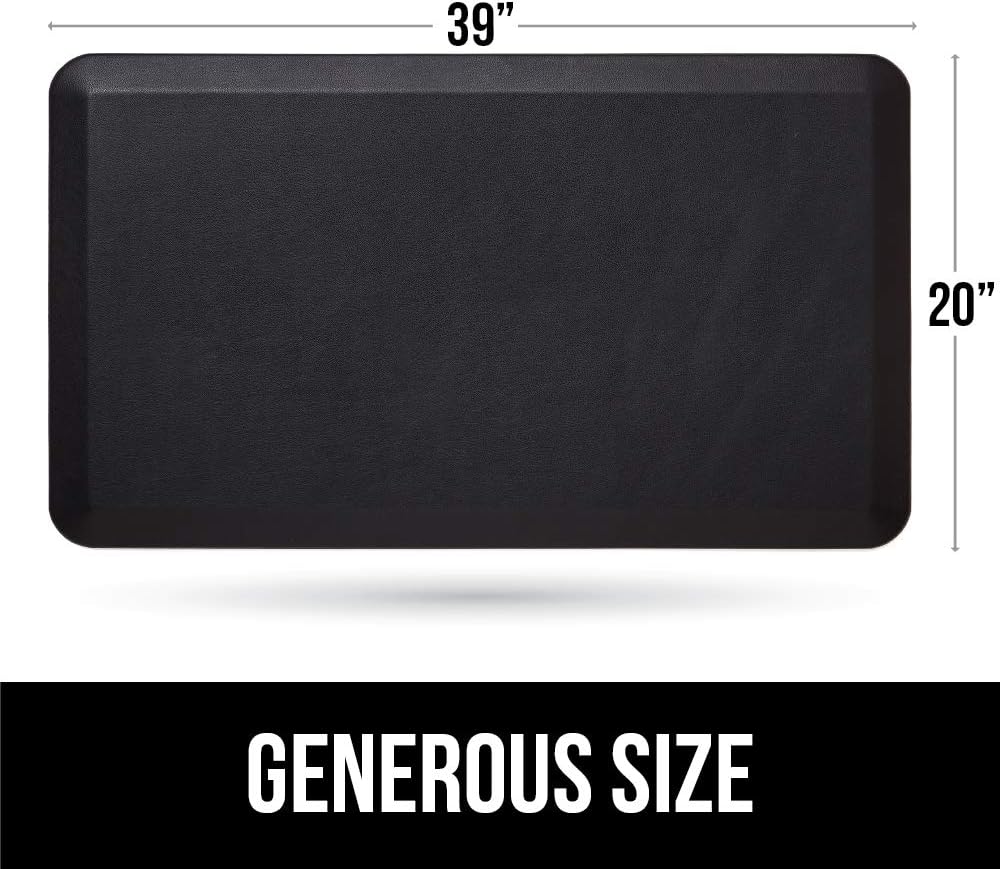 Gorilla Grip Original Premium Anti-Fatigue Comfort Mat, Phthalate Free, Ergonomically Engineered, Extra Support and Thick, Kitchen, Office, Gaming Standing Desk Mats, 39x20, Navy Blue: Kitchen & Dining
