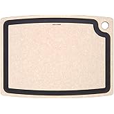Epicurean Gourmet Series Cutting Board with Juice Groove, 17.5-Inch by 13-Inch, Natural/Slate