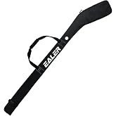 EALER HBS300 Adult One Shoulder Hockey Stick Bag, Black, Lightweight, Waterproof, Adjustable Buckle Strap, Padded Shoulder Strap, Fits up to 3 Senior Sticks, for Men