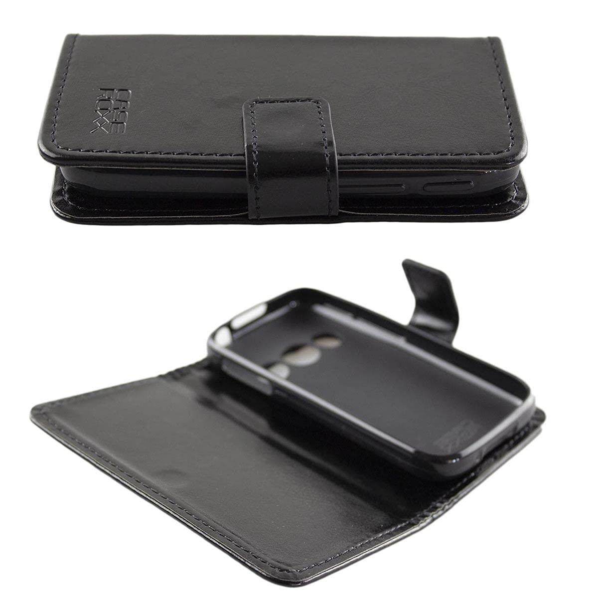 caseroxx Bookstyle-Case for Alcatel 2019G / 2020X, Cover, faux leather, black, Card Slots & Magnetic Closure