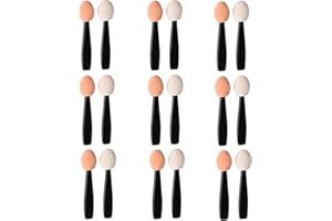 100PCS Eyeshadow Brushes with Box, Eyeshadow Applicators, Eye Makeup Tools (4.7cm, White)