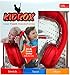 Kidrox Wired Kids Headphones, Volume Limited with Padded Cushions and Removable Size-Adjuster, Safe for Children (Red)