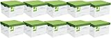 Q-Connect MegaStore Box Pack of 10 Green White 383 x 430 x 295 mm