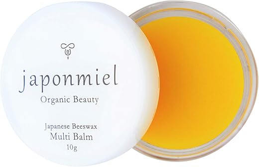 japonmiel オーガニック マルチバーム 10g (日本ミツバチ ミツロウ 配合 100%自然由来)