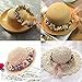 Flower Crown Headband Rattan Vine Wreath Garland Floral Wedding Bridal Hair Hoop Leaf Ribbon Party Decoration Headdress Headwear Christmas Handmade Headpiece Girls Kids Hair Accessories 2 Pack Beige
