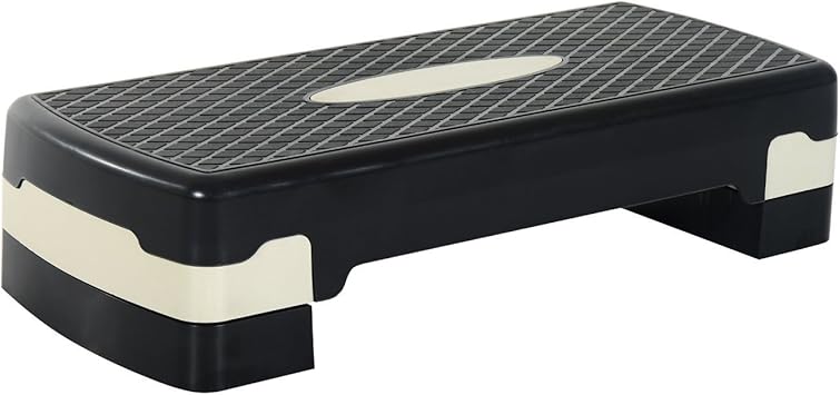 HOMCOM Step de Aeróbic y Fitness Tipo Tabla Plataforma Stepper ...