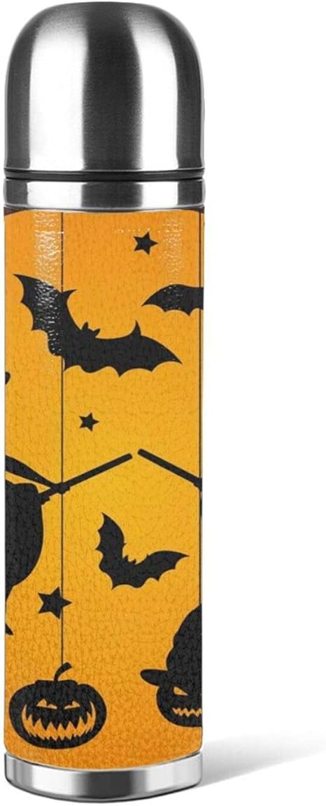 Amazon 水筒 サーモス ステンレスボトル 直飲み 500ml 軽量 大容量 保温 保冷 高い密封性 真空断熱 男女兼用 子供用 自転車 登山 ジム スポーツボトル アウトドア魔女 ハロウィーン 人気 おしゃれ 水筒 マグボトル オンライン通販