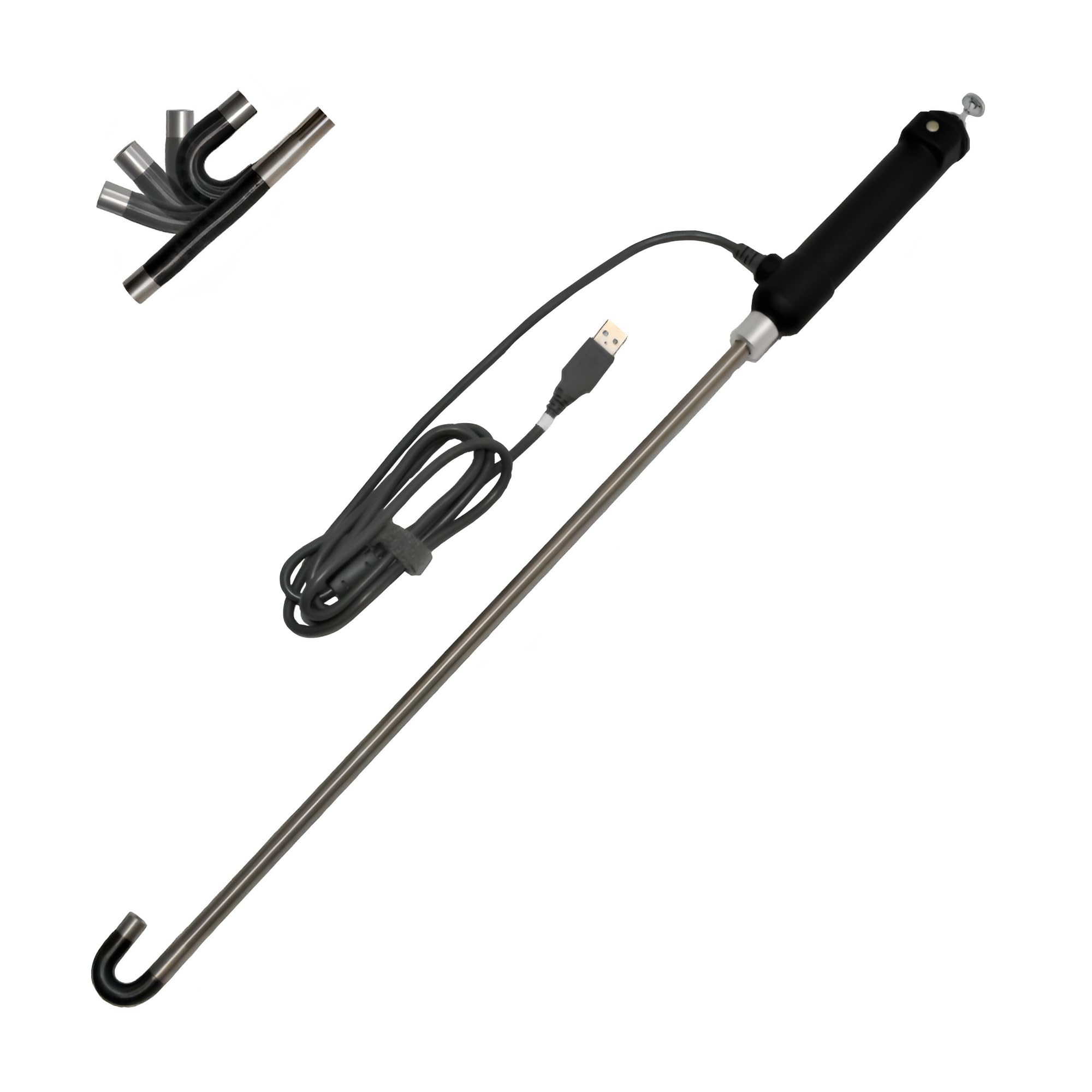 Vividia Ablescope VA-400 USB Rigid Borescope Endoscope with 180 Degree Articulating 8.5mm Diameter Probe