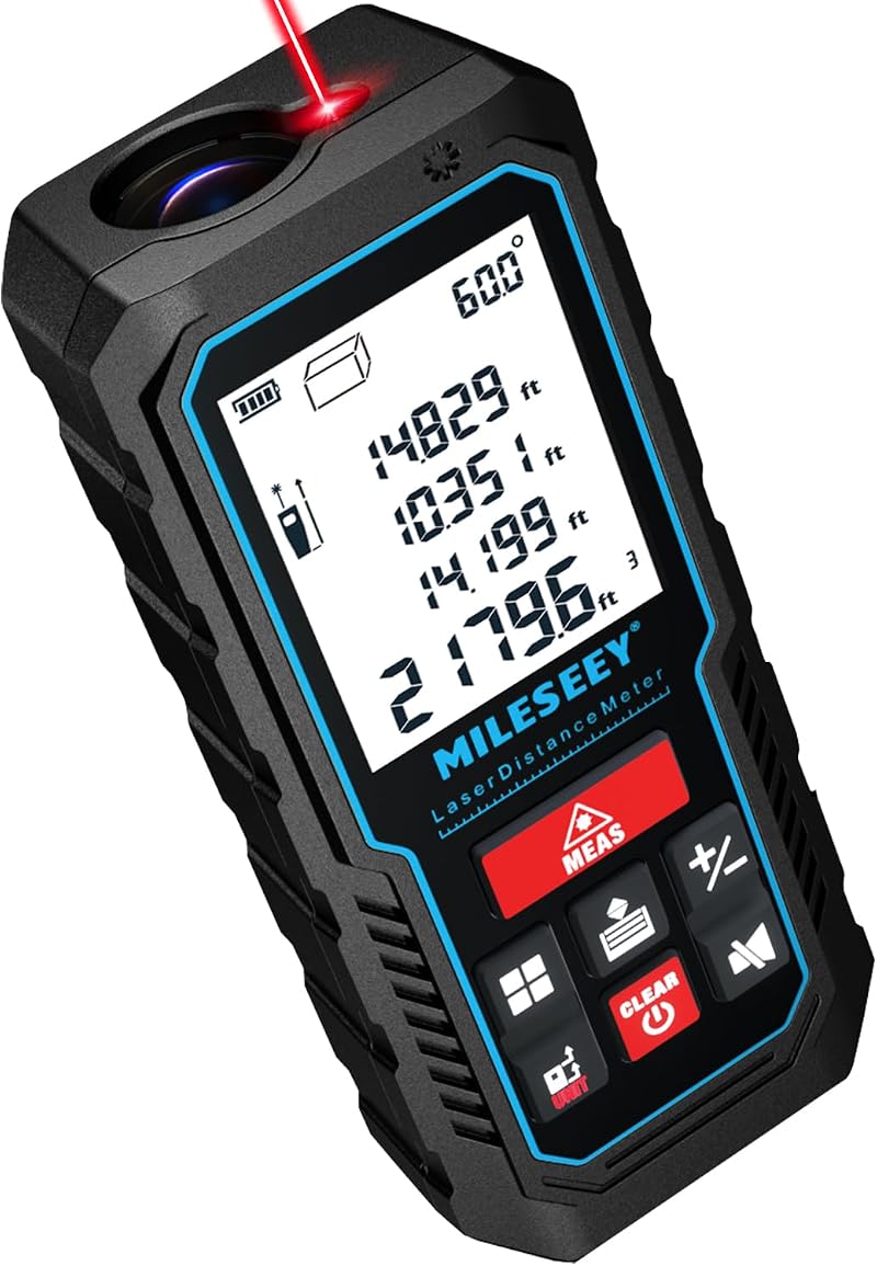 MiLESEEY 70M Laser Measure Device with Angle Sensor, 2mm Accuracy
