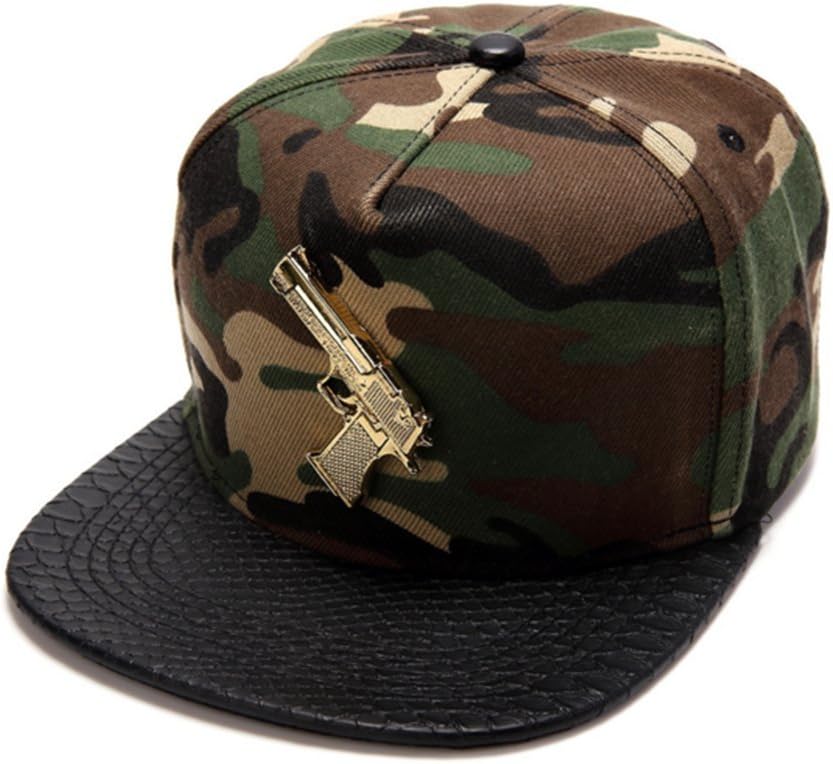 LEEYANYU20 Original Cotton Hip-Hop Flat-Brimmed hat Baseball caps Trend hat (Green)