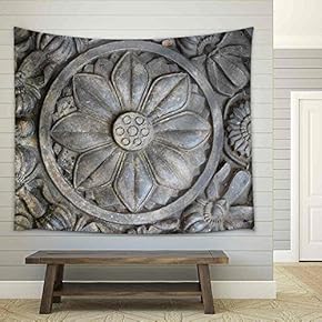 Stone Carving - Fabric Wall Tapestry Home Decor - 51x60 inches