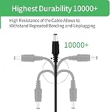 Security-01 2-Pack DC Power Extension Cable 5.5mm x 2.1mm 3m 10ft view 4