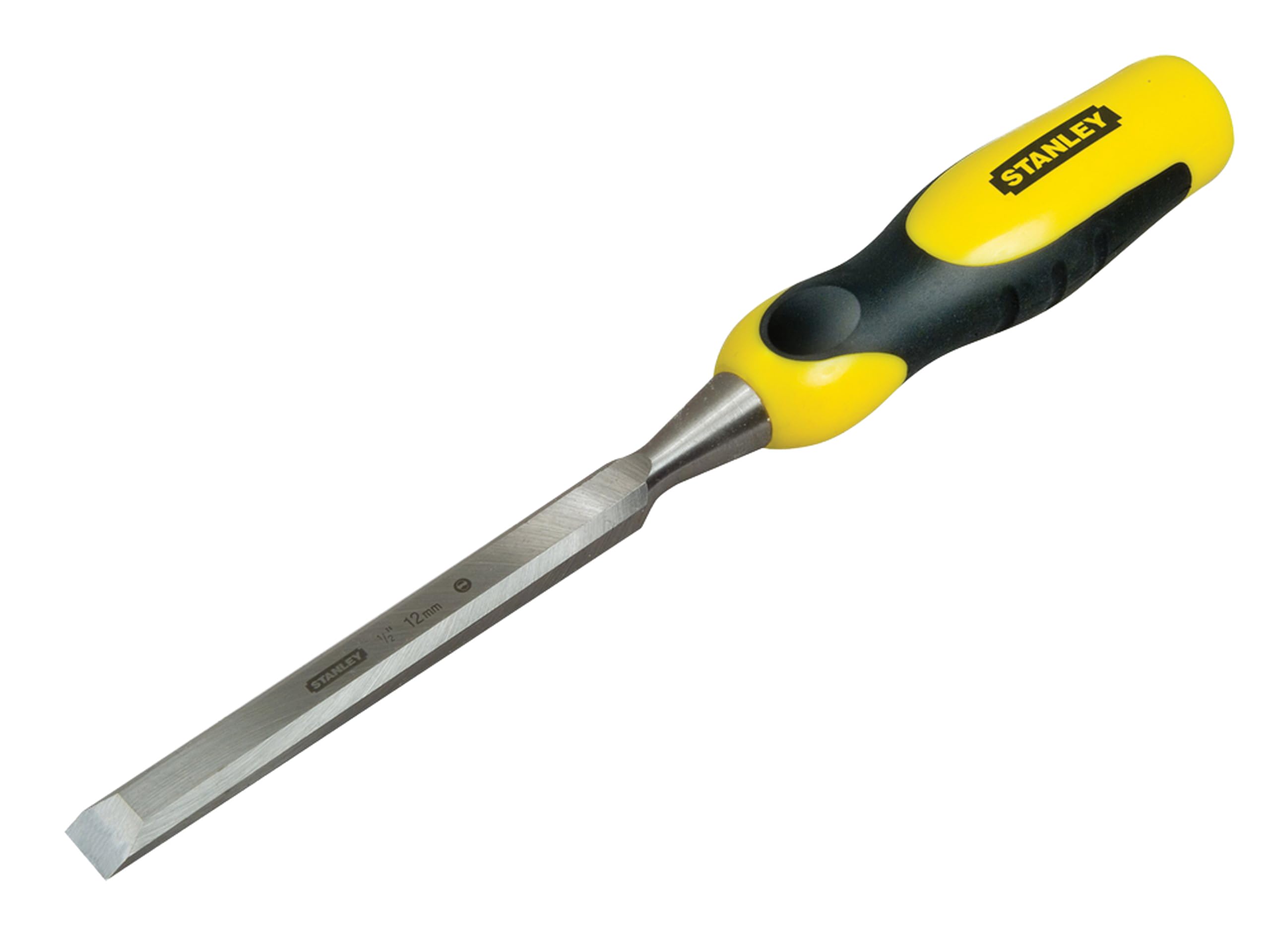 STANLEY 18mm Dynagrip Chisel with Bevel Edge and Strike Cap, 0-16-877 — image 1