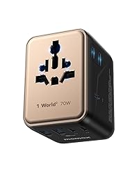 MOMAX Mini Universal Travel Adapter, GaN 70W