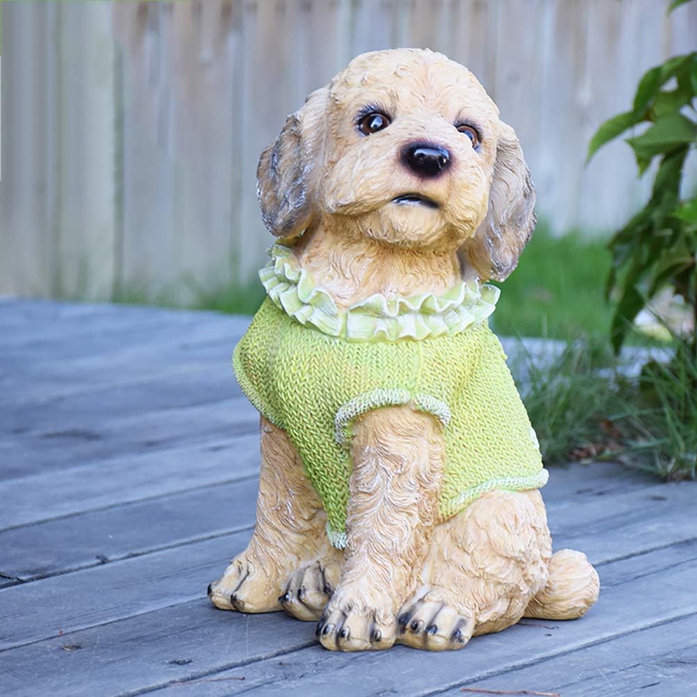 JY&WIN Dog Garden Statue,Animal Sculpture For Foyer And